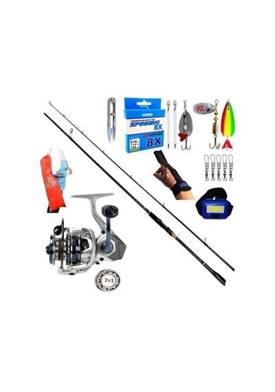 Okuma Safyre 4000 244cm 6-32gr Oslo Zen Pro Turna Spin Olta Takımı Seti