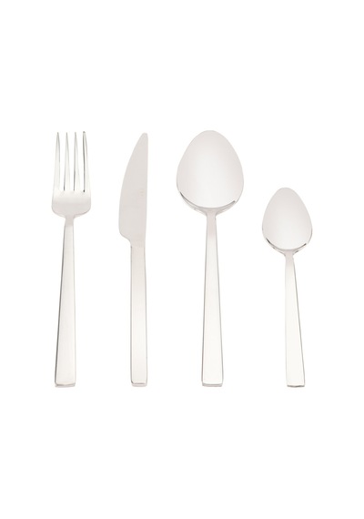 Erdemm Girit 24 Parça Çelik Çatal Kaşık Bıçak Seti - Inox Çok Renkli