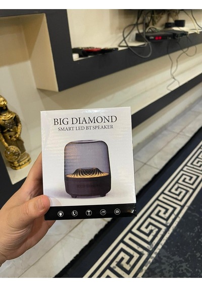 Bıg Dıamond Işıklı Şık Tasarımı Renk Değiştirme Özellikli Bluetoothlu Hoparlör