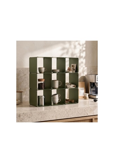 Node 9'lu Modüler Metal Açık Raf Ünitesi Çok Amaçlı Küp Kitaplık 50x50 Cm Yeşil - 944249484 Yeşil Node 9'lu Modüler Metal Açık Raf Ünitesi Çok Amaçlı Küp Kitaplık 50x50 Cm Yeşil - 944249484 Yeşil