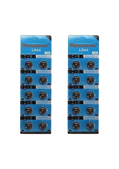Lr44 Ag13 A76 357a Sr44sw 1.5 Volt Alkalin Oyuncak Pili 20'li Tek Kullanımlık