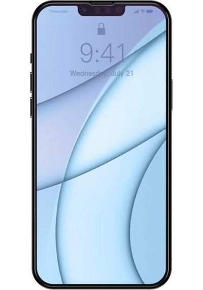 Baseus Apple Uyumlu   iPhone 13 Mini 0.3Mm Göz Korumalı Full Cam Ekran Koruyucu Şeffaf (527275483)