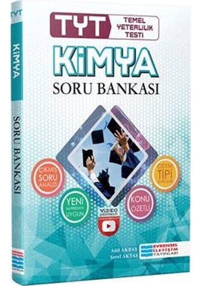 TYT Kimya Video Çözümlü Soru Bankası - Adil Akbaş - Evrensel İletişim Yayınları