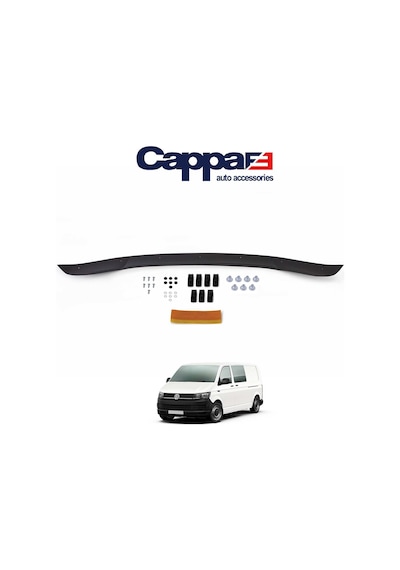 Cappafe Vw T6 Transporter Ön Kaput Koruyucu Rüzgarlık 4Mm 2015-›