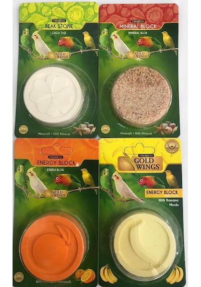 -gaga Taşı+mineral Blok+ Enerji Blok Set 4 Adet