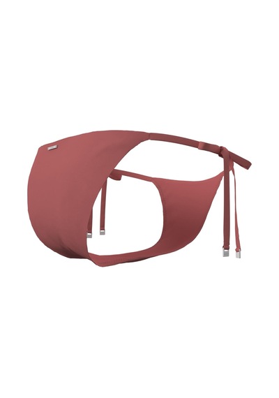 Calvin Klein Kadın Dusty Cedar İp Yan Bağlama Bikini Altı-13332 Kırmızı