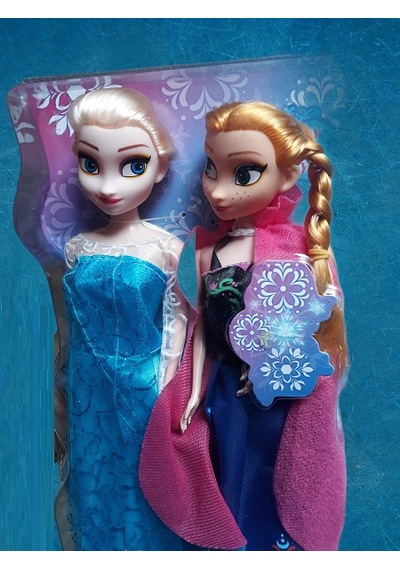 Frozen Karlar Ülkesi Oyuncak 2Li Bebek Elsa Anna 29Cm Et Bebekler
