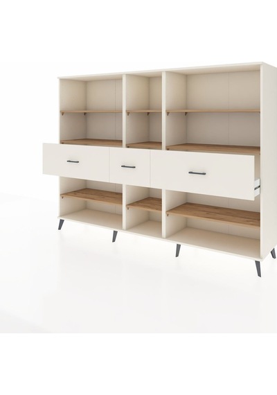 Hyperion Dolap 9 Raflı 3 Çekmeceli 220x44x163 Aytaşı-çam/aytaşı Aytaşı-çam/aytaşı Hyperion Dolap 9 Raflı 3 Çekmeceli 220x44x163 Aytaşı-çam/aytaşı Aytaşı-çam/aytaşı