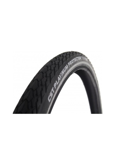 Cst Platinium Protector Zırhlı Dış Lastik C1920 700X35-700X35-Std Siyah - Yeşil