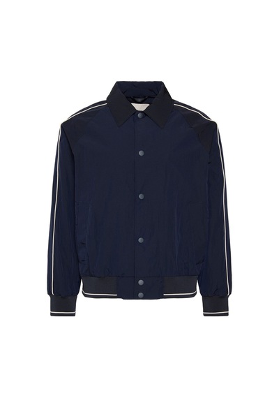 Calvin Klein Ls Nylon Snap Bomber-16289 Cef Dark Sapphire