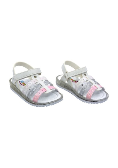 Wendy K-37 Kız Çocuk Günlük Sandalet Beyaz Siyah