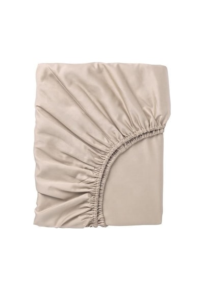 Ikea Nattjasmın 1 Çift Kişilik Çarşaf 180 X 200 Cm Bej