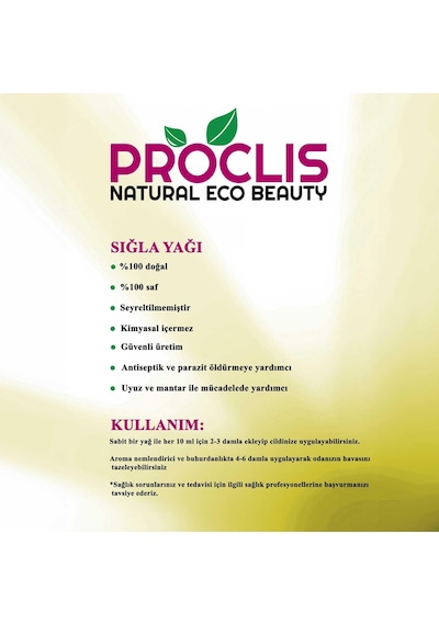 Proclis Sığla Günlük Uçucu Yağı 3 x 10 ML
