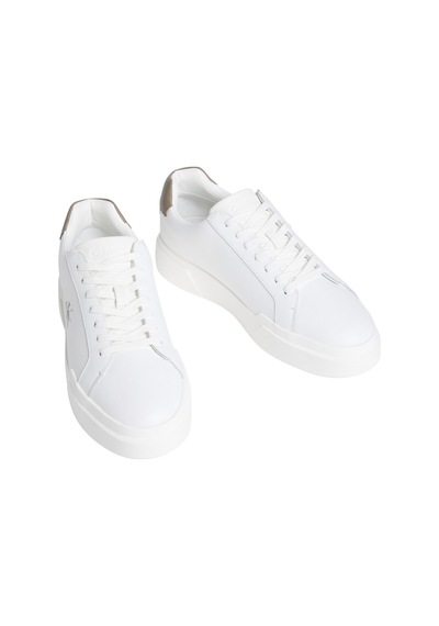 Erkek Chunky Cupsole Laceup Lth Ayakkabı Ym0ym0134405o Beyaz