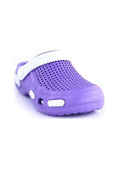 Dgn E087.f.000 Çocuk Filet Sabo Terlik 20y E087.F.000-1580-R1148 Beyaz - Lila