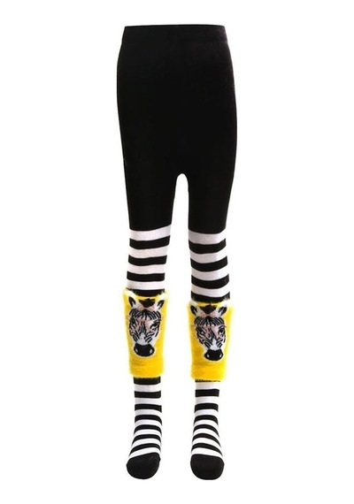 Brz Kids Çemberli Kız Çocuk Külotlu Çorabı+Bacak Isıtıcısı Çok Renkli