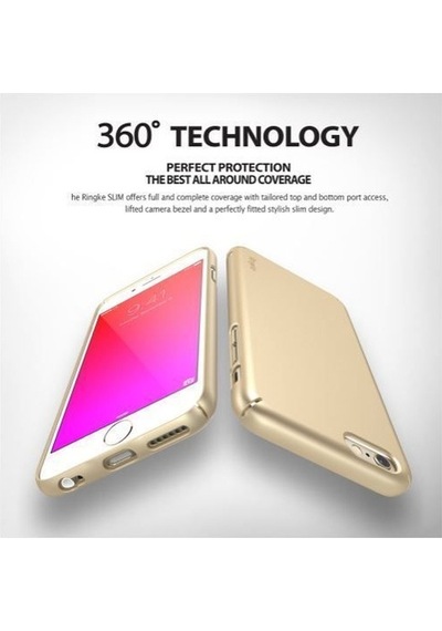 Ringke Slim Apple Uyumlu iPhone 6s Plus/ 6 Plus İle Kılıf Rose Gold