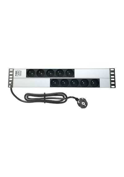 Amp Connect 19" 2u 10 Ups / Fransız Soketli Alüminyum Kabin Prizi Pdu