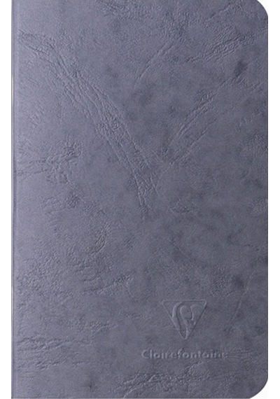 Clairefontaine My Essential Stapled 9x14 Çizgisiz Defter Gri 734105c