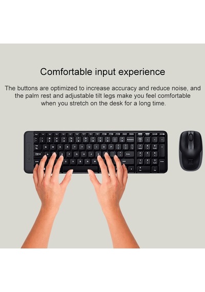 Logitech Mk220 Kablosuz Klavye Ve Fare Seti