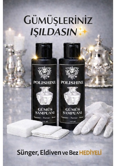 Gümüş Temizleme Ve Parlatıcı Şampuan 150ml 2 Adet