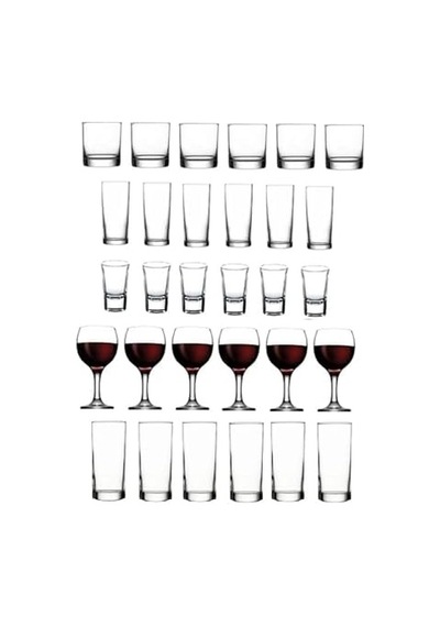 30 Parça Set Istanbul Viski Rakı Shot Votka Ve Şarap Bardağı Seti 1