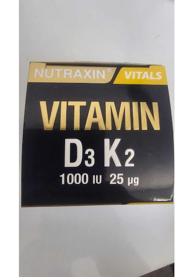 D3k2 120 Tablet 2'li - 1000 Iu D3 Vitamini, 25 Mcg K2 Vitamini