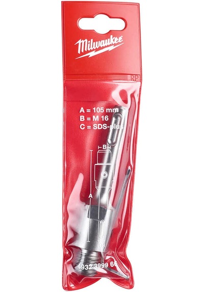Milwaukee 150 Mm Sds-plus Buat Ucu Adaptörü