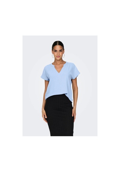 Jdylion Life S/s Top Wvn Noos Kadın Bluz 15249287 Mavi