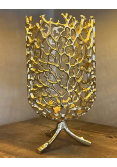 Emg-2065 37 Cm Dekoratif Metal Obje Şık Ev Aksesuarı Minimal