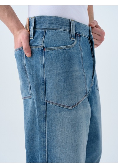 Baggy Regular Fit Erkek Pantolon Lacivert