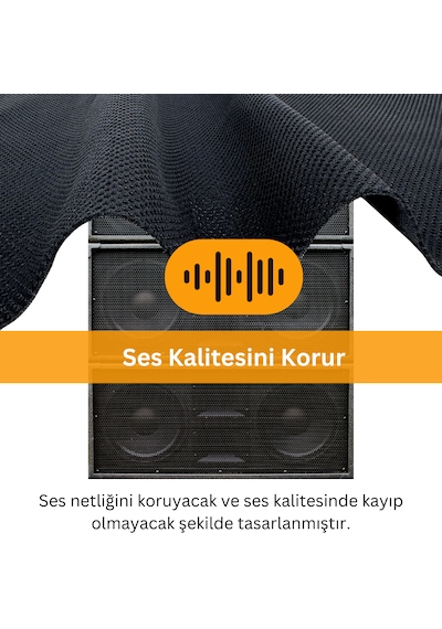 Beylini Hoparlör Kumaşı Airfile Toz Engelleyici Akustik 100x150