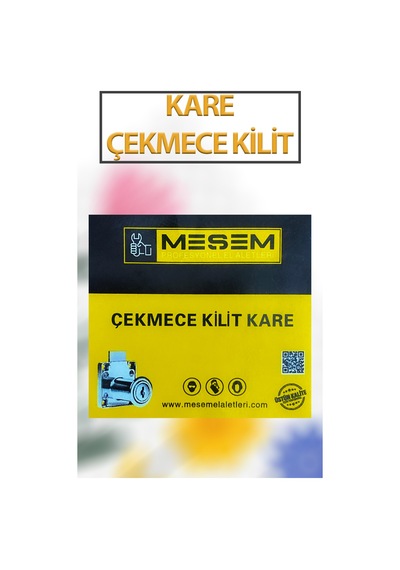Kare Dolap, Çekmece Kilidi Gömme Kilit