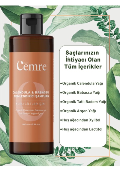 Calendula & Babassu Nemlendiri Şampuan Tüm Saç Tipleri