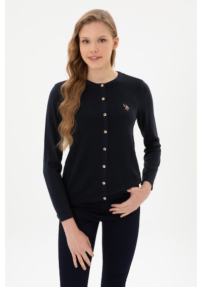 U.s. Polo Assn. Kadın Lacivert Hırka Triko 50307737-vr033 Lacivert