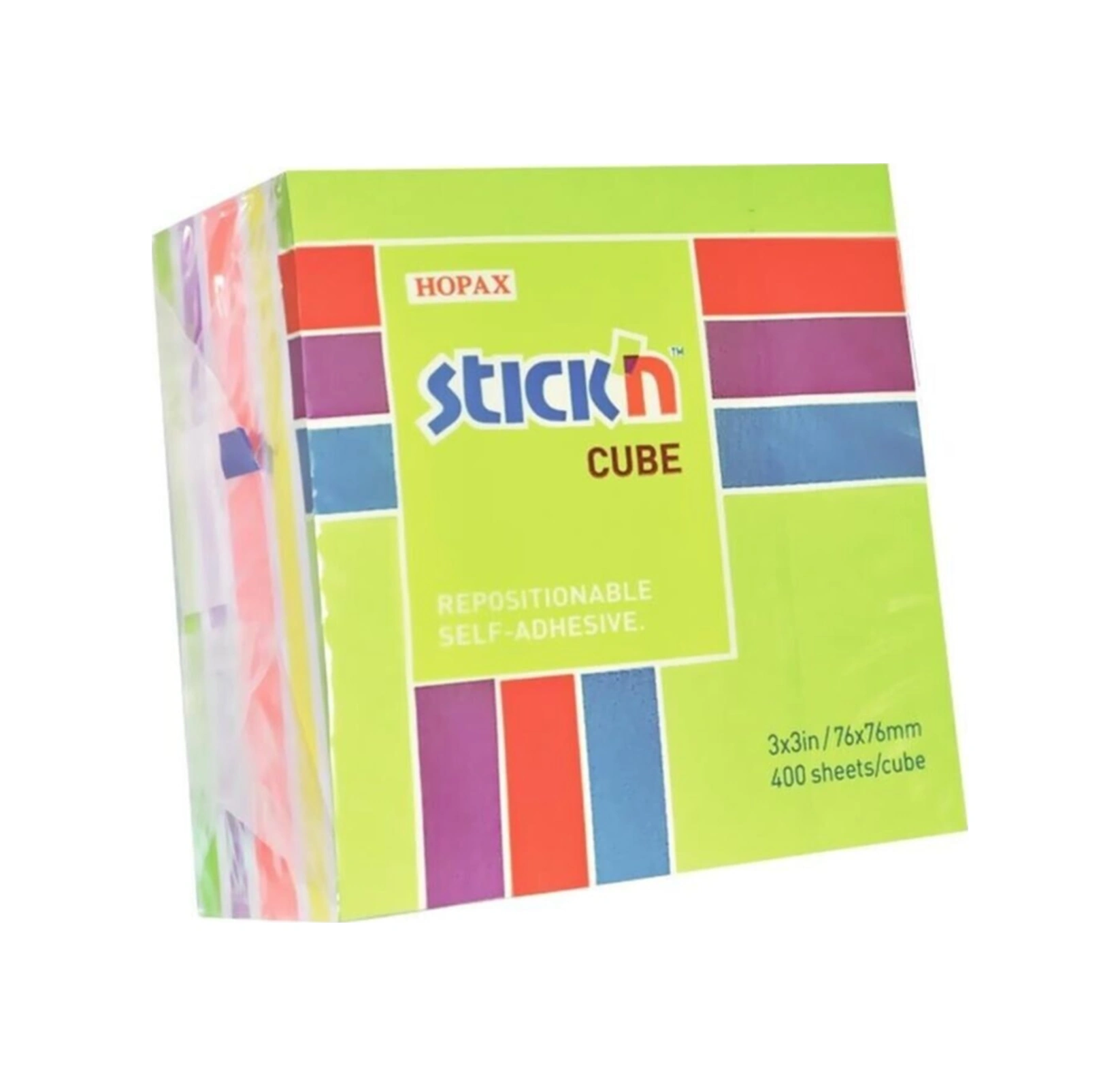 Stickn Küp Blok 5 Np Mıx-a 400 Yaprak 76x76 Yapışkanlı Not Kağıdı 21537