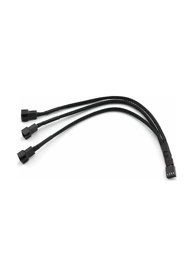 1 To 3 Çoğaltıcı 25cm Fan Uzatma Kablosu Y Tip 4 Pin 3 Pin Bilgisayar Kasa Anakart Ekran Kartı Soğut
