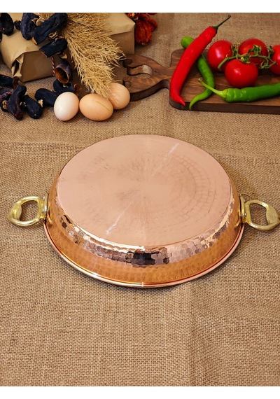Moda Bakır Bakır Yumurta Sahani 20 Cm Diğer