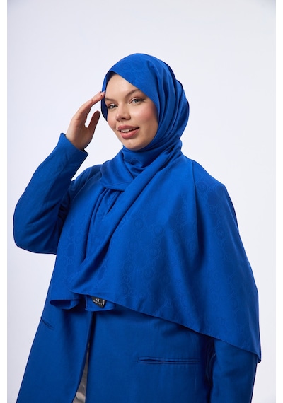 Mirsoy Scarf Mir Modern Desen Şal Mavi