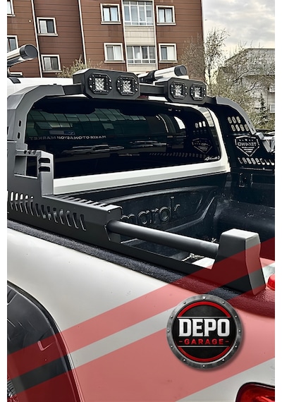 Ford Ranger Tam Uyumlu Lazer Kesim Led Işıklı Rollbar