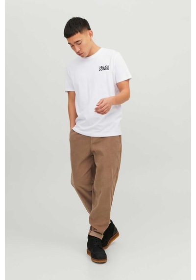 Jack & Jones  Jjecorp Logo Tee Ss O-Neck Noos Erkek  Beyaz Tişört