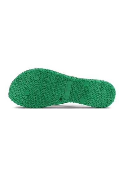 Ilse Jacobsen Fern Green Cheerful01 - Yeşil Simli Parmak Arası Terlik-6948 Yeşil