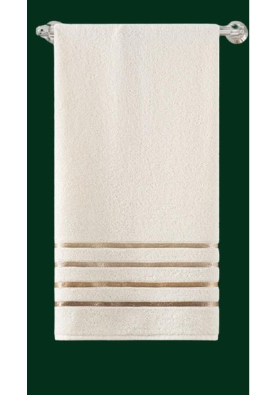 Banyo Havlu Seti 4 Lü Bale Premium - 70x140cm X2 / 50x90cm X2 Krem