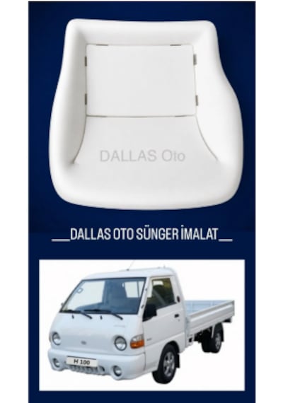 Hyundai H100 Uyumlu Oto Koltuk Oturak Süngeri 1
