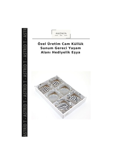 Özel Üretim Cam Küllük Sunum Gereci Yaşam Alanı Hediyelik Eşya Çok Renkli