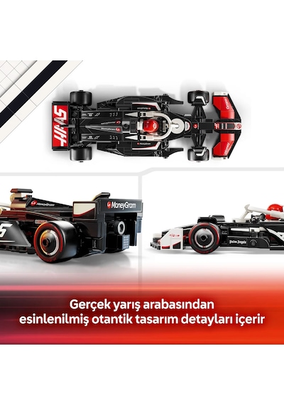LEGO® Speed Champions MoneyGram Haas F1® Team VF-24 Yarış Arabası 77250 - 10 Yaş ve Üzeri Çocuklar için Yaratıcı Oyuncak Yapım Seti (242P)