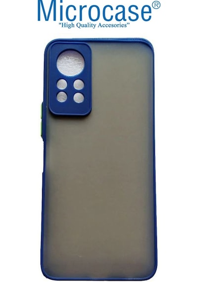 Microcase Infinix Note 11 Pro London Serisi Kılıf-Buzlu Mavi
