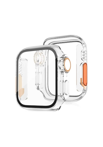 Newface Apple Watch 40mm Watch 49mm Kasa Dönüştürücü Ve Ekran Koruyucu - Şeffaf