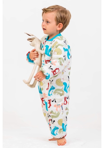 Babymod Elyaf Dolgulu 2,5 Tog Pamuklu Penye Astarlı Kız /erkek Çocuk Uyku Tulumu Mavi