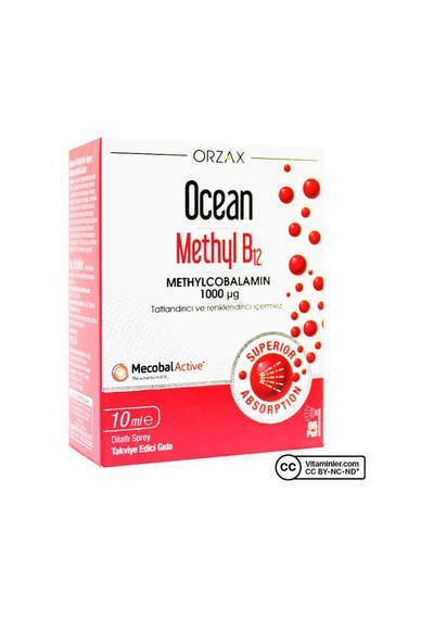 Ocean Methyl B12 1000 Mg 10 Ml Dilaltı Sprey